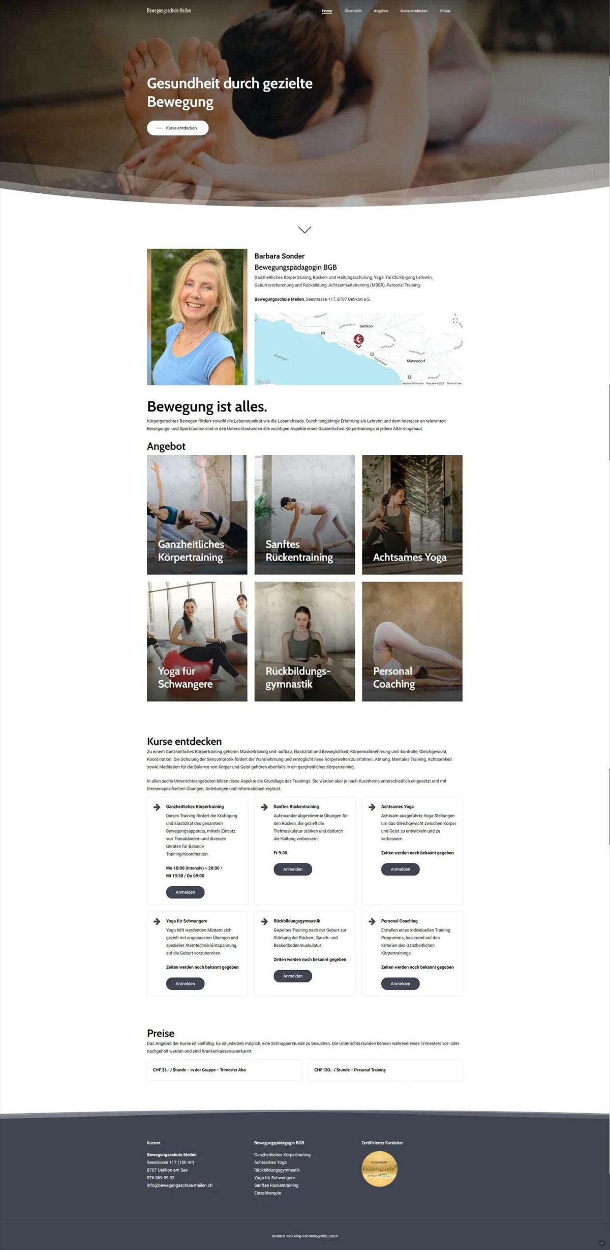 Bewegungsschule Meilen Fullwebsite Image