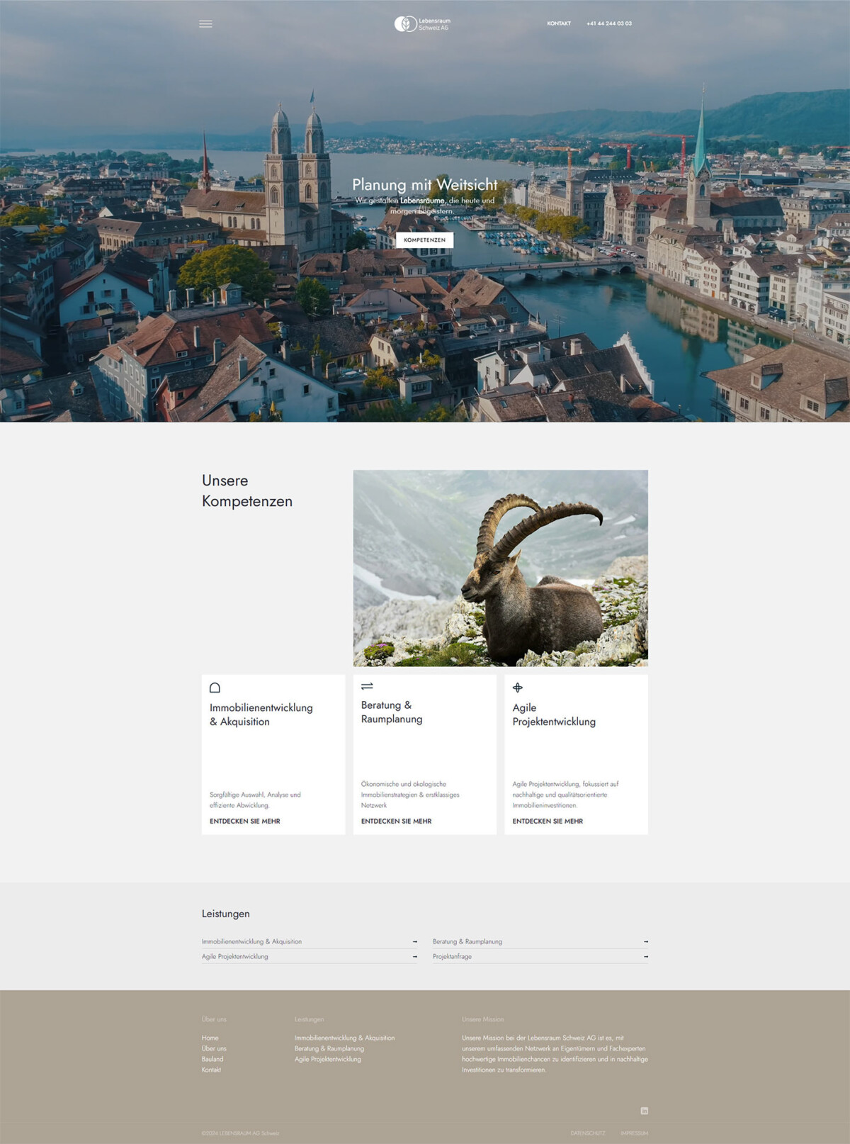 Lebens raum ag website