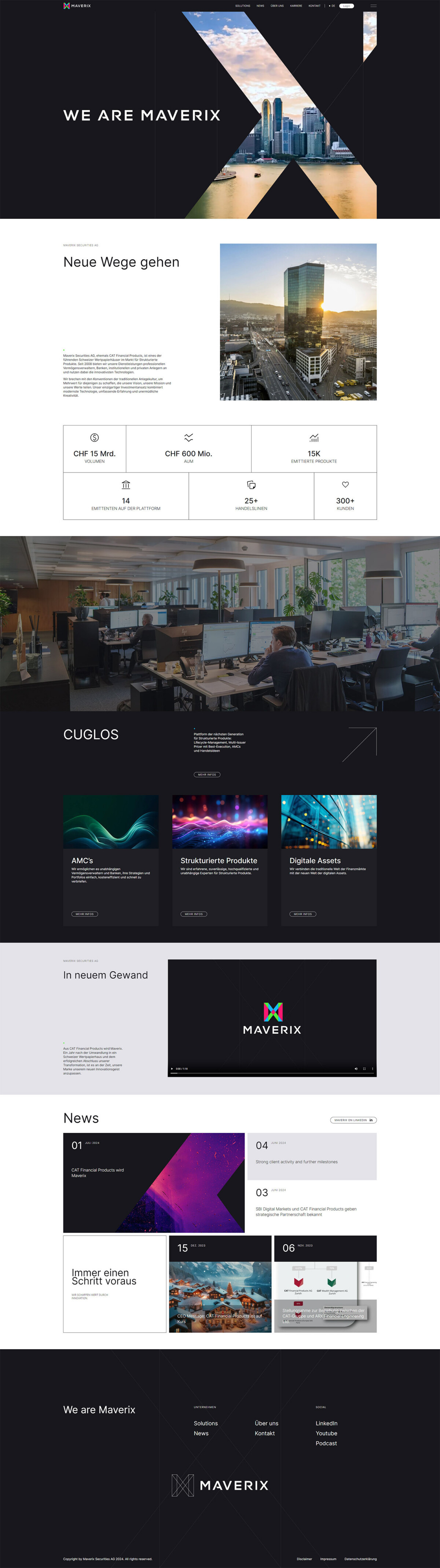 Maverix website